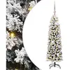 vidaXL Vidaxl Sapin De Noël Mince Avec 150 Led Vert 120 Cm Plastique E...