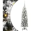 vidaXL Vidaxl Sapin De Noël Mince Avec 150 Led Vert 120 Cm Plastique E...