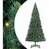 vidaXL Arbre de Noël Artificiel pré-éclairé avec Ensemble de Boules, D...