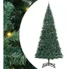 vidaXL Arbre de Noël artificiel pré-éclairé avec jeu de boules vert