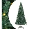 vidaXL vidaXL Arbre de Noël artificiel pré-éclairé avec ensemble de bo...