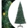 vidaXL Arbre de Noël Artificiel pré-éclairé avec Ensemble de Boules, D...