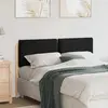 vidaXL vidaXL Tête de lit capitonnée Naturel et Noir 160 cm Pin massif