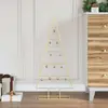 Arbre de Noël en métal Doré 90 cm Acier peint par poudre vidaXL