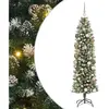 Arbre de Noël artificiel slim avec 300 LED Vert 180 cm vidaXL
