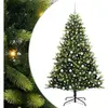 vidaXL Vidaxl Sapin De Noël Artificiel À Charnières 300 Leds Vert 180 ...