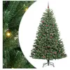Sapin de Noël Artificiel à Branches Articulées Vert 240 cm vidaXL
