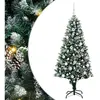 vidaXL Vidaxl Sapin De Noël Artificiel Vert 180 Cm Pvc, Acier Et Plast...