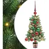 vidaXL Vidaxl Sapin De Noël Avec 150 Led Avec Support Vert 65 Cm Pe