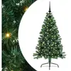 vidaXL Vidaxl Sapin De Noël Artificiel Pré-Éclairé Vert 120 Cm Pvc