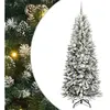 Sapin de Noël artificiel avec 300 LED Blanc 78 x 78 x 210 cm vidaXL