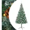 vidaXL Vidaxl Sapin De Noël Artificiel Avec 300 Led Vert 210 Cm Pvc Et...