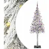vidaXL Vidaxl Sapin De Noël Avec 300 Led Blanc 180 Cm Pe Et Acier