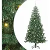vidaXL Vidaxl Sapin De Noël Avec 300 Led Avec Support Vert 240 Cm Pvc