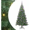 vidaXL Vidaxl Sapin De Noël Avec 300 Led Avec Support Vert 240 Cm Pvc