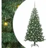 vidaXL Vidaxl Sapin De Noël Avec 300 Led Avec Support Vert 240 Cm Pvc