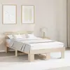 vidaXL Cadre de lit avec tête de lit 120x190 cm en bois massif de pin