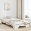 Cadre De Lit Blanc 197 X 82 X 17 Cm Bois Massif En Pin Vidaxl