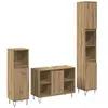 Vidaxl - Ensemble De Meubles Pour Salle De Bain 3 Pcs Chêne Artisanal