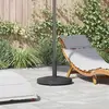 vidaXL Socles de parasol d'extérieur Gris foncé 48 x 48 x 32 cm