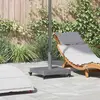 vidaXL Socles de parasol d'extérieur Bois foncé 45 x 45 x 32 cm