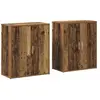 vidaXL Planche haute 2 pcs vieux bois 60 x 31 x 70 cm Bois composite