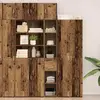 vidaXL Armoire de rangement mince en vieux bois 30 x 42.5 x 225 cm