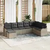 Vidaxl - Ensemble De Canapé De Jardin 8 Pcs Gris Clair Poly Rotin