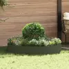 vidaXL Jardinières vert olive Métal Grand Jardinières Ronde