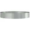 vidaXL Pot en métal argenté  Argent galvanisé Métal galvanisé Grand