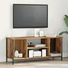 vidaXL TV-Lowboard Vieux bois 102 x 35 x 45 cm Matériau dérivé du bois
