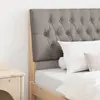 vidaXL Tête de lit capitonnée Taupe 100 cm Pin massif