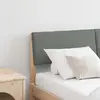 vidaXL Tête de lit capitonnée Gris foncé 160 cm Pin massif