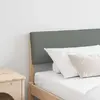 vidaXL Tête de lit capitonnée Gris foncé 200 cm Pin massif