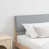 vidaXL Tête de lit capitonnée Gris clair 180 cm Pin massif