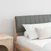 vidaXL Tête de lit capitonnée Gris foncé 160 cm Pin massif