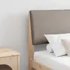 vidaXL Tête de lit capitonnée Taupe 180 cm Pin massif