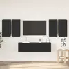 vidaXL Ensemble meuble TV 6 pcs Chêne Noir 60 x 30 x 30 cm