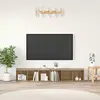 vidaXL Ensemble meuble TV 2 pcs Chêne artisanal 37 x 35 x 107 cm