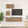 vidaXL Vidaxl Ensemble Meuble Tv 4 Pcs Chêne Artisanal 60 X 30 X 30 Cm