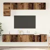 Vidaxl - Ensemble Meuble Tv 5 Pcs Bois Ancien 100 X 30 X 30 Cm