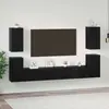 vidaXL Ensemble meuble TV 7 pcs Chêne noir Bois d'ingénierie