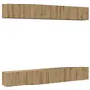 vidaXL Vidaxl Ensemble Meuble Tv 6 Pcs Chêne Artisanal 60 X 30 X 35 Cm