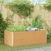 vidaXL Jardinière surélevée 195 x 100 x 68 cm Acier galvanisé