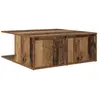 vidaXL Table basse Vieux bois 80 x 80 x 31 cm Bois d'ingénierie