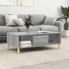 Table Basse Sonoma Gris 103,5 X 60 X 35 Cm Bois D'Ingénierie Vidaxl