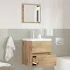 Vidaxl - Cabinet De Salle De Bain Chêne Artisanal 41 X 38.5 X 45 Cm