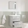 vidaXL Cabinet de salle de bain Gris Béton 41 x 38,5 x 48 cm