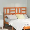 vidaXL Tête de lit Marron cire 145.5 x 4 x 104 cm Bois massif en pin