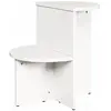 vidaXL Vidaxl Table D'appoint Blanc 50 X 40 X 50 Cm Bois De Pin Massif